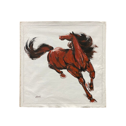 aws3413-red-ink-brush-horse-canvas-painting