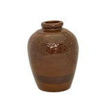 aws3429-vintage-brown-glaze-pottery-pot-jar