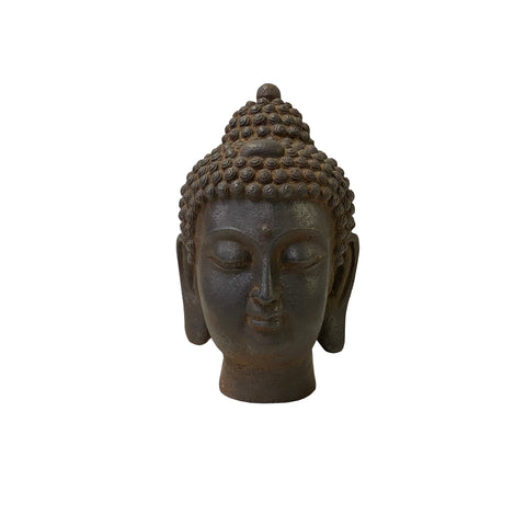 metal-iron-buddha-head-figure
