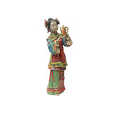 Chinese Oriental Porcelain Qing Style Dressing Wine Jar Pot Lady Figure ws3684S