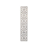 78.5" Narrow Long Rectangular Plain Wood Geometric Pattern Wall Panel ws4139S