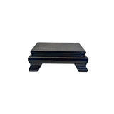 2" Dark Brown Wood Square  Shape Display Stand Riser Easel  ws4141AS