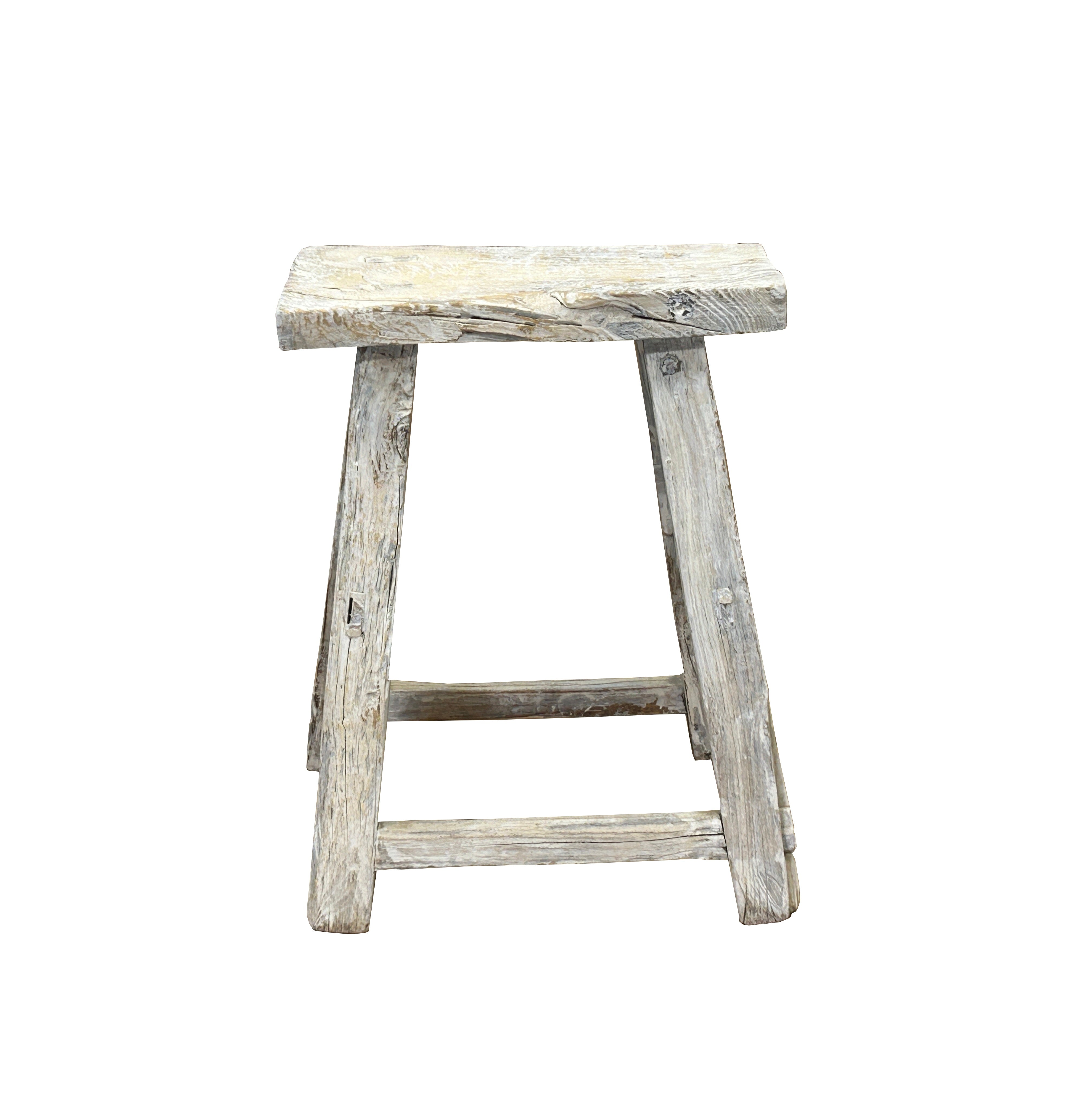 Rustic Raw Rough Wood Grain Rectangle Slim Stool Bench Side Table ws4584S Rustic Raw Rough Wood Grain Rectangle Slim Stool Bench Side Table ws4584S