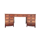 Oriental Brown Rosewood Drawers Base Plank Top Office Writing Desk ws4731S