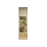 Chinese Daffodil Flower Vase Embroidery Scroll Painting Wall Art ws4777S