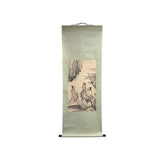 Oriental 3 Scholars Ink Brush Color Scroll Painting Wall Art ws4782S