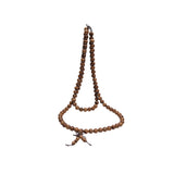 Natural Rare Rosewood Grain 108 Beads Hand Rosary Praying Chain ws4866S