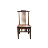 Oriental Modern Yoke High Back Bars Backrest Accent Side Chair ws4950S