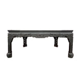 Oriental Dragons Relief Carving Rectangular Painting Console Table Desk ws4971S