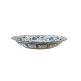 Chinese Blue & White Porcelain Horse Warrior Display Charger Plate ws3093S