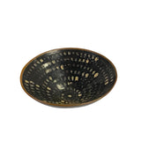 Chinese Brown Black Glaze Drip Drop Pattern Ceramic Bowl Cup Display ws3324S