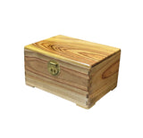 Chinese Light Tan Brown Rectangular Camphor Wood  Storage Box Chest GB039S