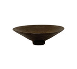 Chinese Ware Brown Black Glaze Graphic Ceramic Tea Bowl Cup Display GB400S