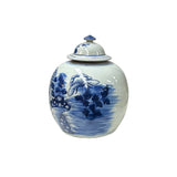 Oriental Blue White Big Flower Porcelain Large Ginger Jar GB631S / gb578