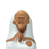 Small Miniature Contemporary Ceramic Damo Bodhidharma Figure GB707S