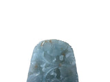 Natural Jade Stone Carved Buddha Fishes Lotus Leaf Display Pendant Art GB739S