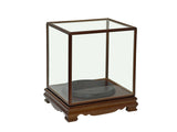 Vintage Glass Transparent Rectangular Shape Cover Display Case GB763S