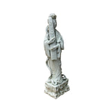 Vintage Off White Porcelain Standing Bodhisattva GuanYin Statue GB858S
