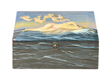 Vintage High Gloss Lacquered Mythological Venus Motif Box GB867S