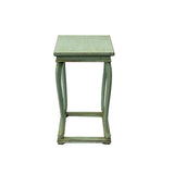 Simple Handmade Light Pastel Blue Square Plant Stand Side Table ws3033S