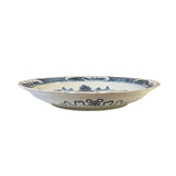 Chinese Blue & White Porcelain Scenery Theme Display Charger Plate ws3096S