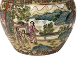 Vintage Chinese Canton Famille Rose Enamel Small Porcelain Pot GB767S