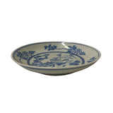 Chinese Blue White Tree Flower People Theme Porcelain Small Plate ws3191AS