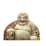 Chinese Canton Mix Ceramic Happy Laughing Buddha Statue ws3253S