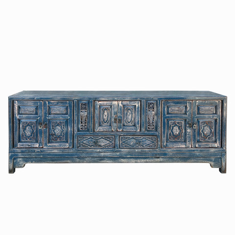 acs7738-distressed-blue-carving-motif-low-tv-console-cabinet