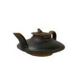 Chinese Ware Brown Black Glaze Ceramic Teapot Art Display ws3316S