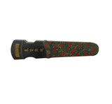 Chinese Zither Shape Flower Motif Collectible Ink Stick Display Art JK334S