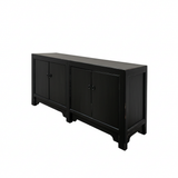 antique style 4 door console cabinet