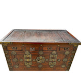 Vintage Korean Style Accent Storage Cabinet Metal Hardware Detail ws4514S