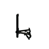 7.5" Dark Brown Curved Accent Plate Holder Rack Display Easel st1103S