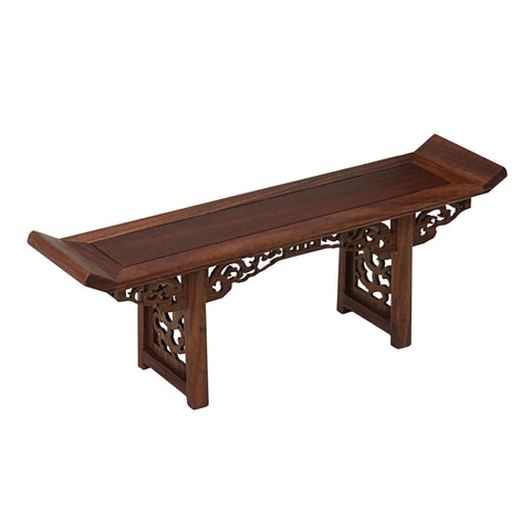 Chinese Rosewood Handmade Miniature Altar Table Display Decor Art ws3744S Chinese Rosewood Handmade Miniature Altar Table Display Decor Art ws3744S