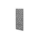 Distressed Brown Grayish Marks Rectangular Wood Geometric Pattern Wall Panel ws3775S