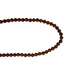 Long Oriental Brown Sandalwood Beads Hand Rosary Praying Chain ws3826S