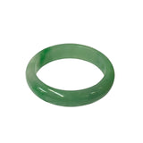 2.25" Chinese Light Green Jade Stone Bracelet Bangle ws4038S