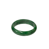 2.5" Chinese Natural Mixed Green Jade Stone Bracelet Bangle ws4039S