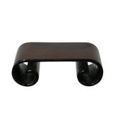 2.5" Brown Wood Scroll Legs Rectangular Display Stand Riser Easel ws4058BS