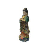 Chinese Stone Carved Color Dressing Paint Bodhisattva Statue ws4516S