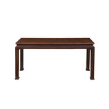 Chinese Chinoiserie Brown Finished Grass Cloth Altar Foyer Side Console Table ws4588S