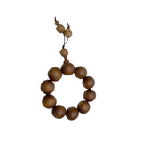Chinese Natural Sandalwood Beads Hand Rosary Praying Bracelet ws4683S