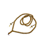 Bodhi Dots Pattern Cream Yellow Color 108 Beads Hand Rosary Praying Chain ws4692S