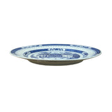 Chinese Blue White House Scenery Porcelain Plate Display Art ws4725S