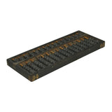 Chinese Vintage Black Wood Abacus Fengshui Paperweight Display ws4736S
