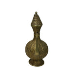 Handmade Artistic Brass Metal Color Wine Jar Shape Display Figure ws4796S