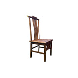 Oriental Modern Yoke High Back Bars Backrest Accent Side Chair ws4950S