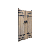 Chinese Vintage Iron Hardware Door Gate Wall Tall Panel ws4983S