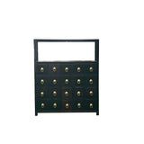 Table Top Chest Open Display Shelf 20 Drawers Traditional Apothecary Cabinet ws5008S